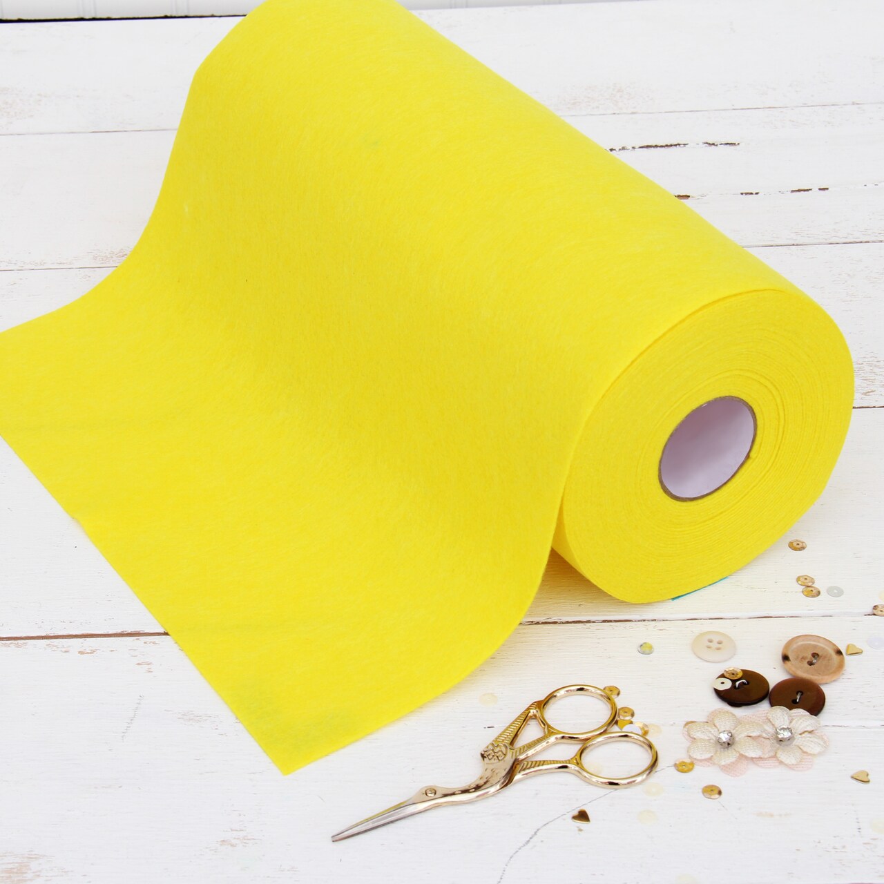 Threadart Premium Felt Roll - 12" x 10yd | Soft Wool-Like Feel | 1.2mm Thick for DIY Crafts, Sewing, Crafting Projects | Compatible with Cricut Maker
